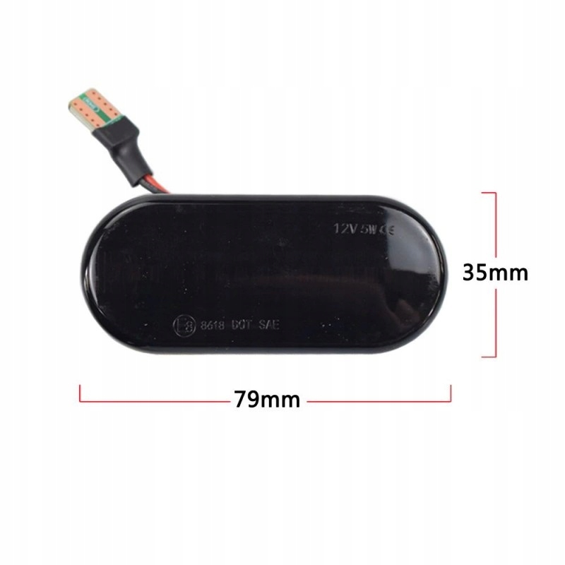 Obrysowki LED Ford Galaxy dynamiczny kierunek x2 Installation side Left side Right side