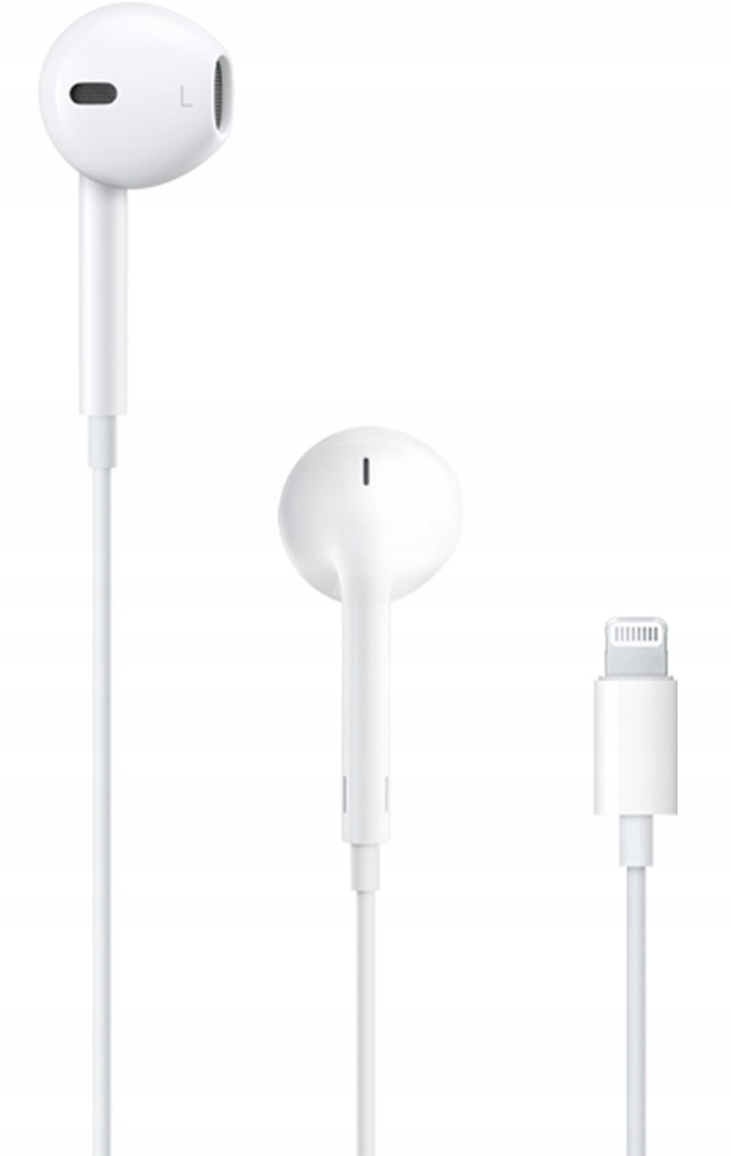 Słuchawki przewodowe douszne Apple EarPods (lightning) białe