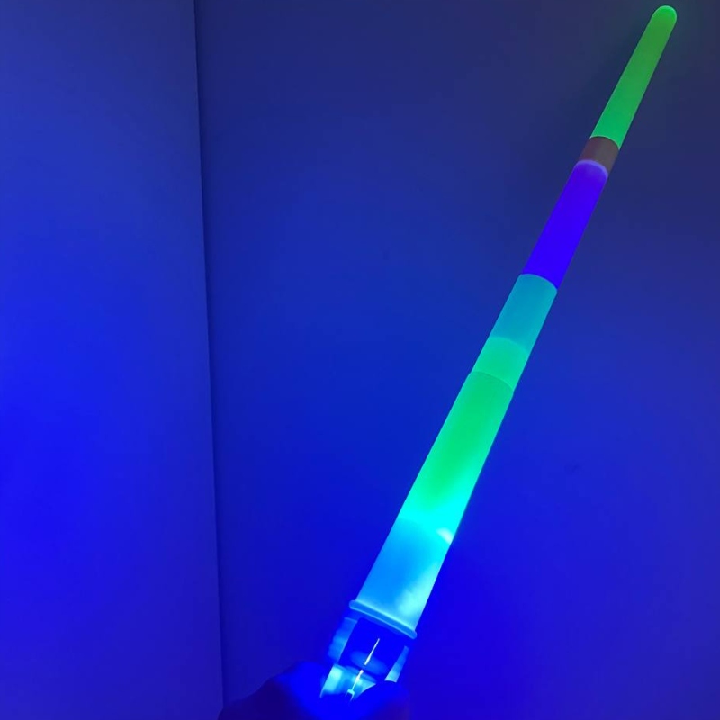 MIECZ ŚWIETLNY PARTY LED TELESKOPOWY DLA DZIECI SKŁADANY Z BATERIAMI - 3X Rodzaj stojące