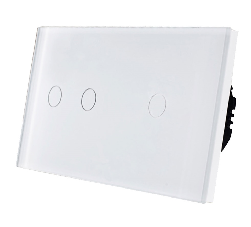 Inteligentní Dotykový Spínač Světla 2+1 Trojitý 3K Wifi Pro Tuya Smart