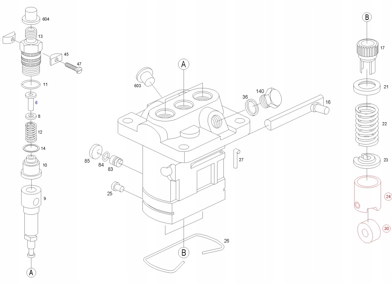 DBM173998PFR - ТНВД VOLVO PENTA PFR3K75A408 / 11 833742