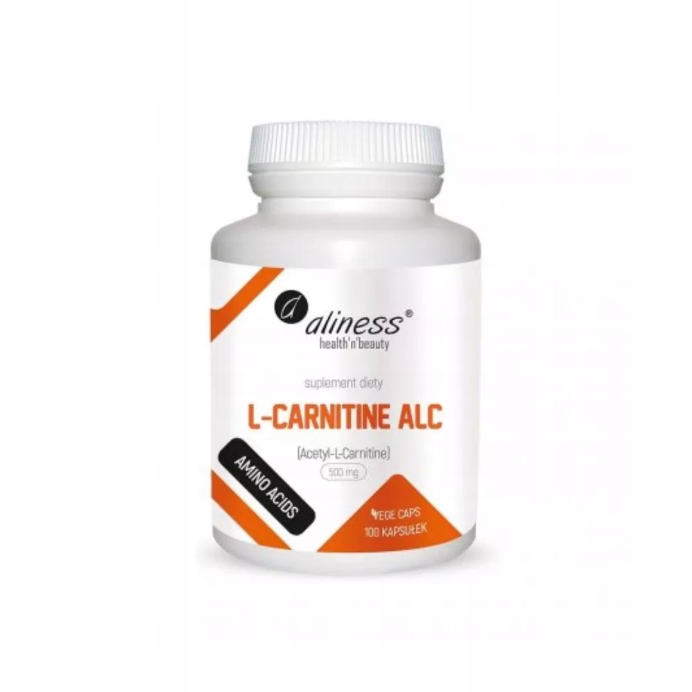 ALINESS L-CARNITINE ALC 500MG 100VEGE KAPSUŁEK SPALACZ KRĄŻENIE AMINOKWAS