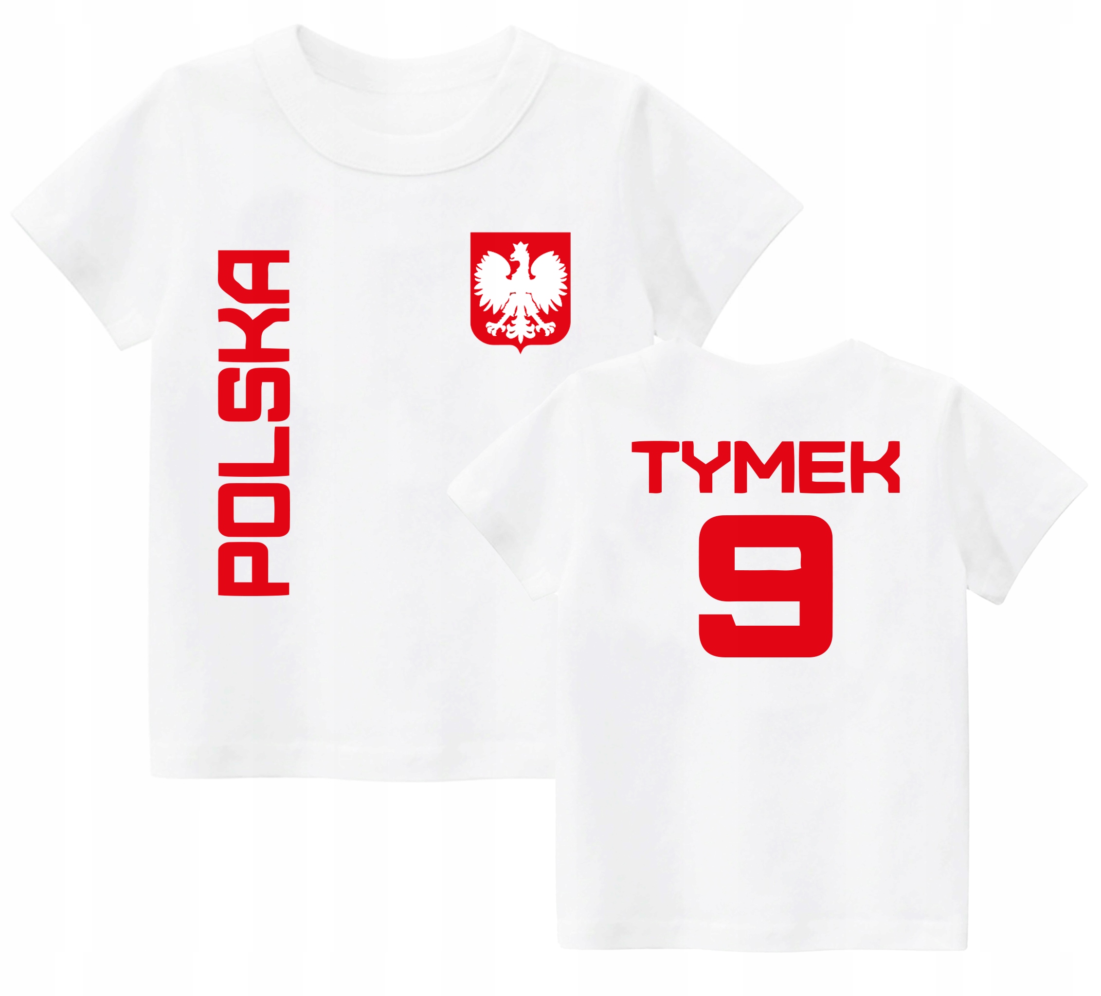 Koszulka Piłkarska dla Dziecka BeLucky Polska Imię r.92