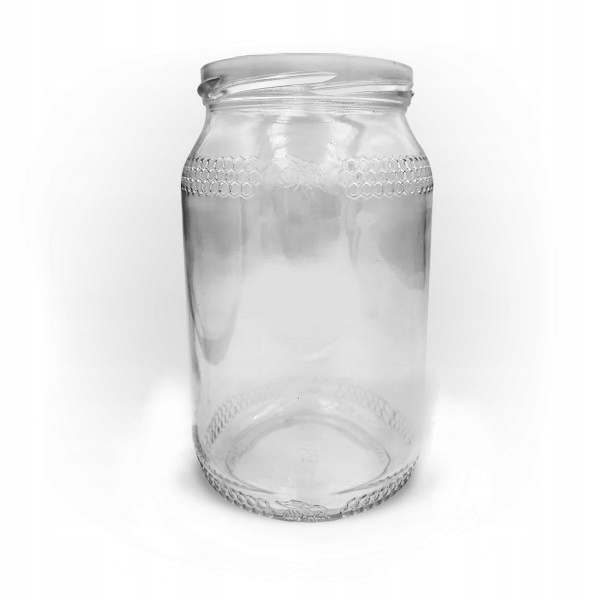

16x słoik 900ml wzór miód bez zakrętki