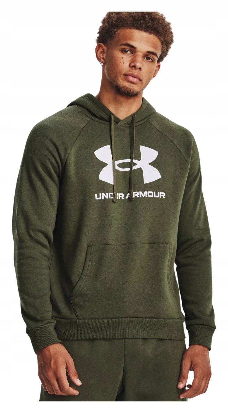 Mikina Under Armour Rival Fleece Logo Hd olivová 1379758 390 vel. XL