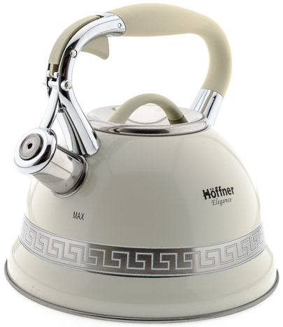 Ocelová Konvice S Píškálkou Z Nerezové Nerezová Ocel 3L Hoffner Elegance