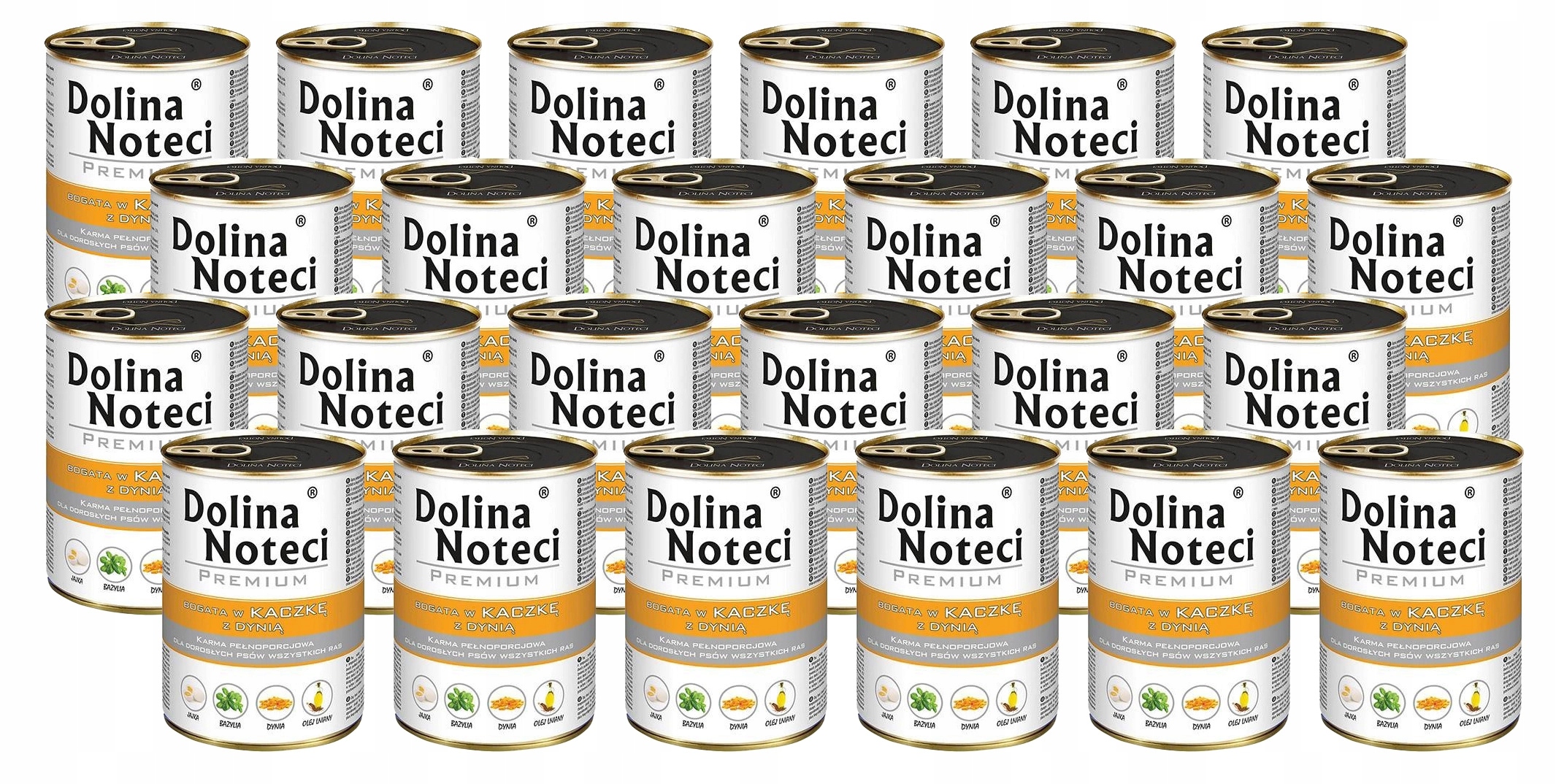 Vlhké krmivo pro psy Dolina Noteci Bohaté Na Kachnu S Dýní 24x400