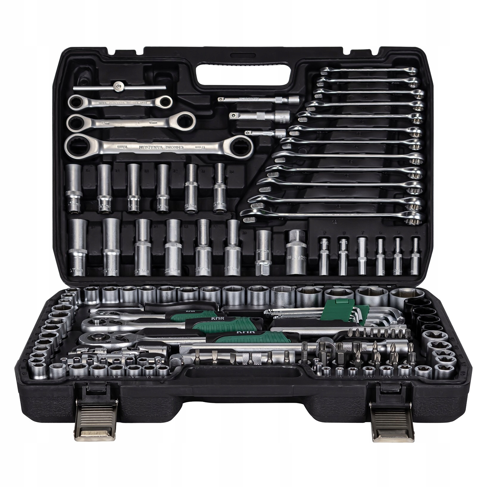 Sada nářadí KMR19 – 150 dílů 1/2" 1/4" 3/8"