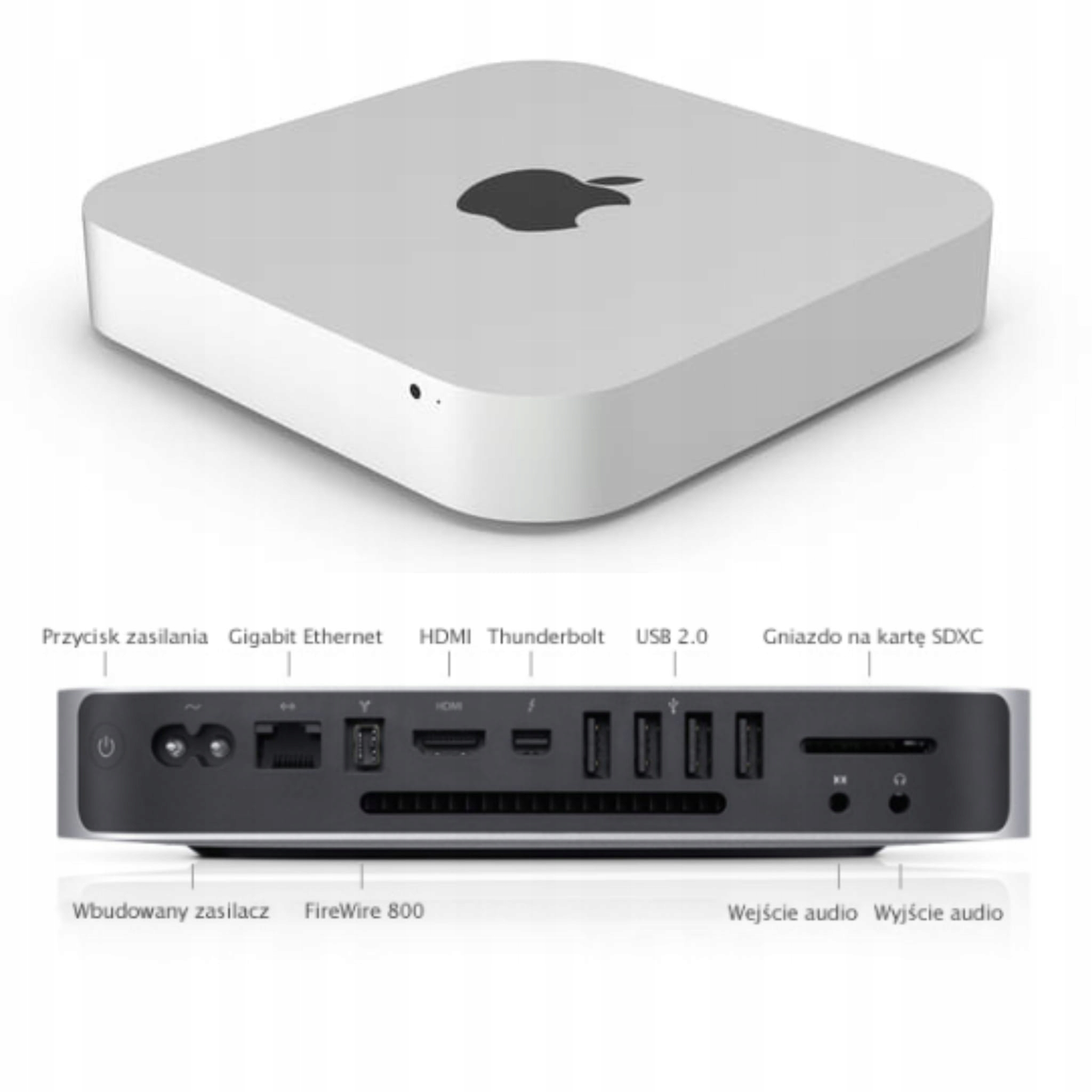 Komputer Apple Mac Mini A1347 2011 i5-2520M 8GB/128GB SSD