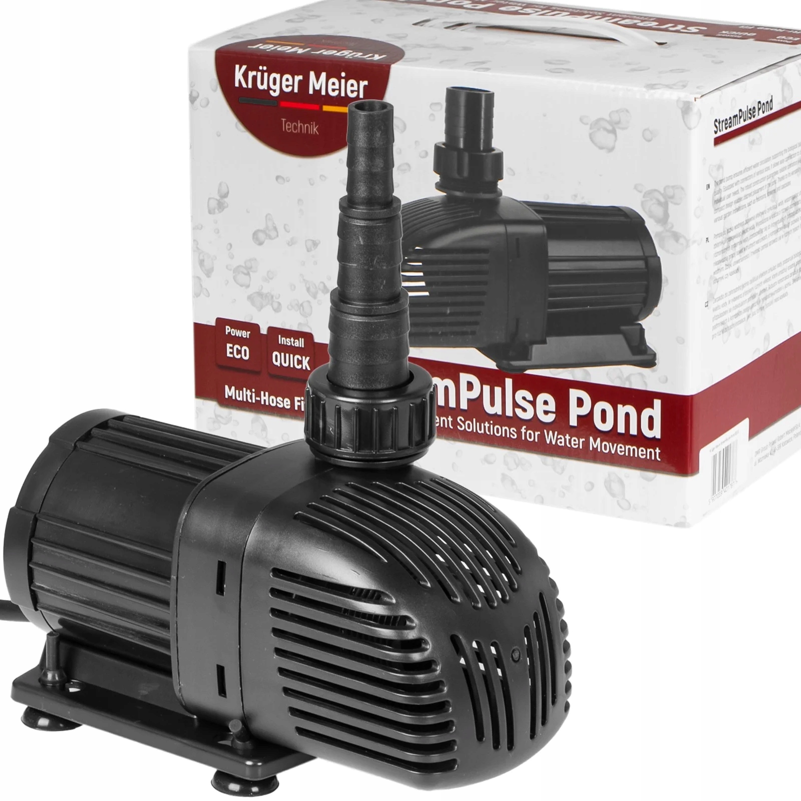 Vodní Čerpadlo Do Jezírka Kruger Meier Streampulse 4000 L/h Zařízení