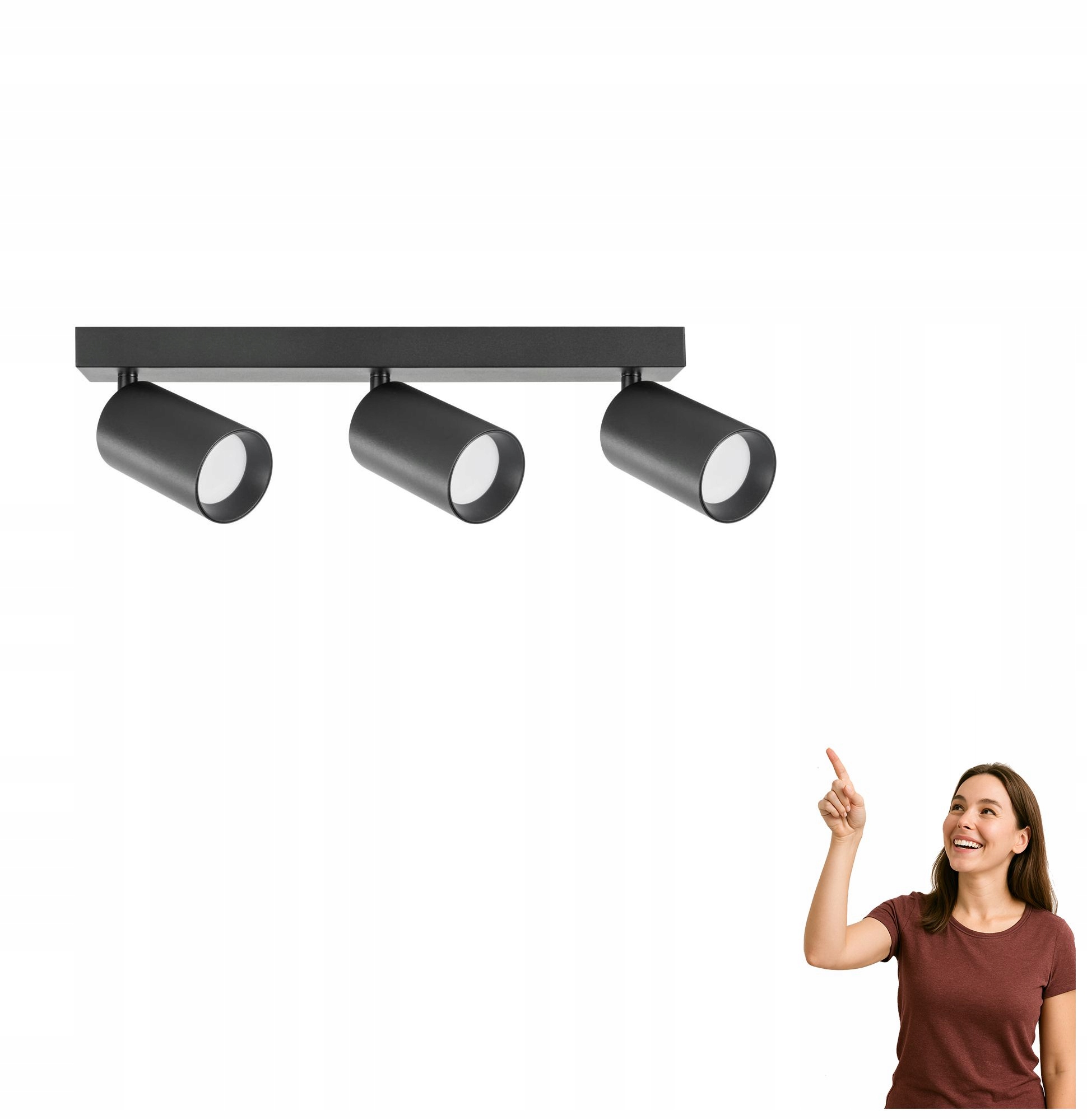 Spotová reflektorová lampa Wade OB-2202BD-3-BK Zuma Line