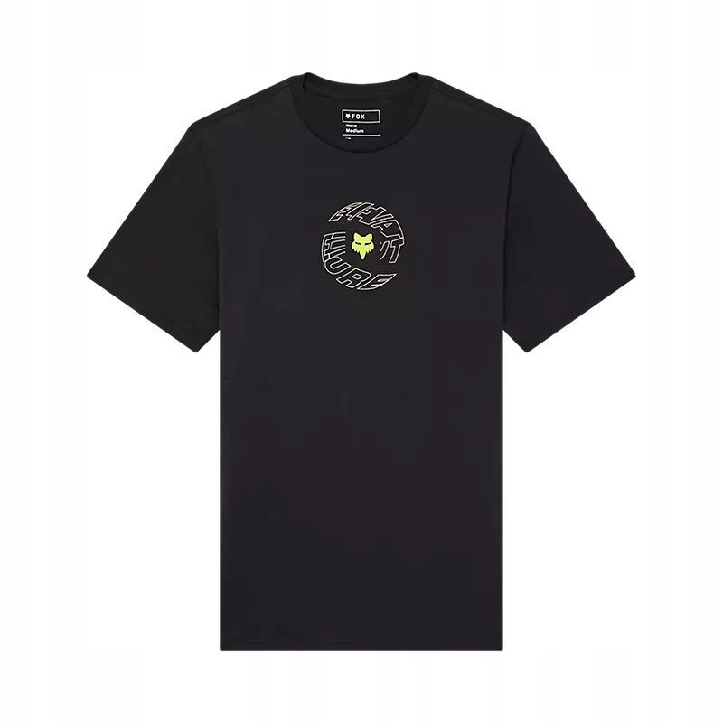 Tričko Denní tričko Fox Spiral Premium Ss Tee Black vel M