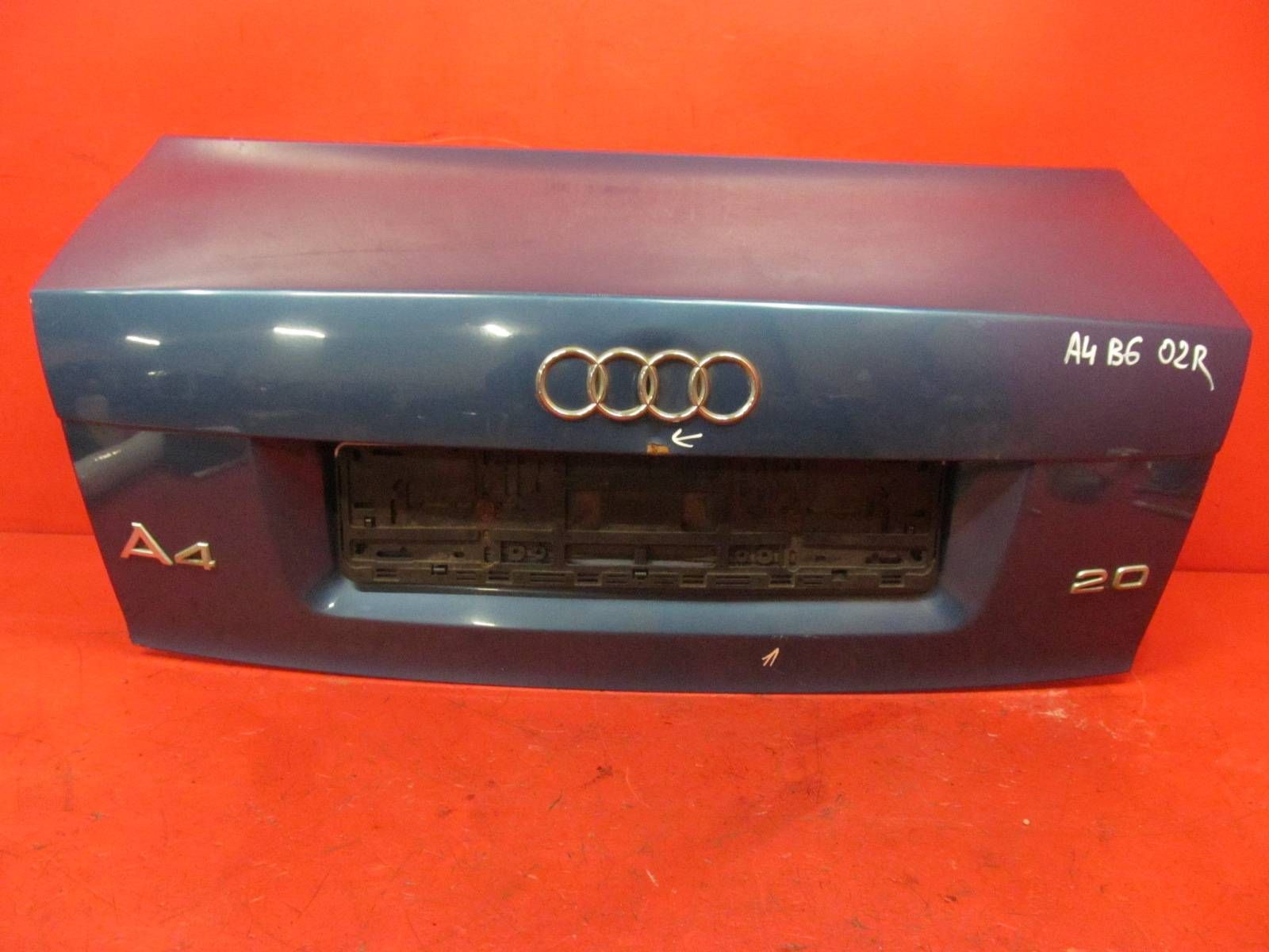 AUDI A4 B6 8E 8E2 MALYSZ 2000-2004 sedan 4D blue trunk door boot LZ5W