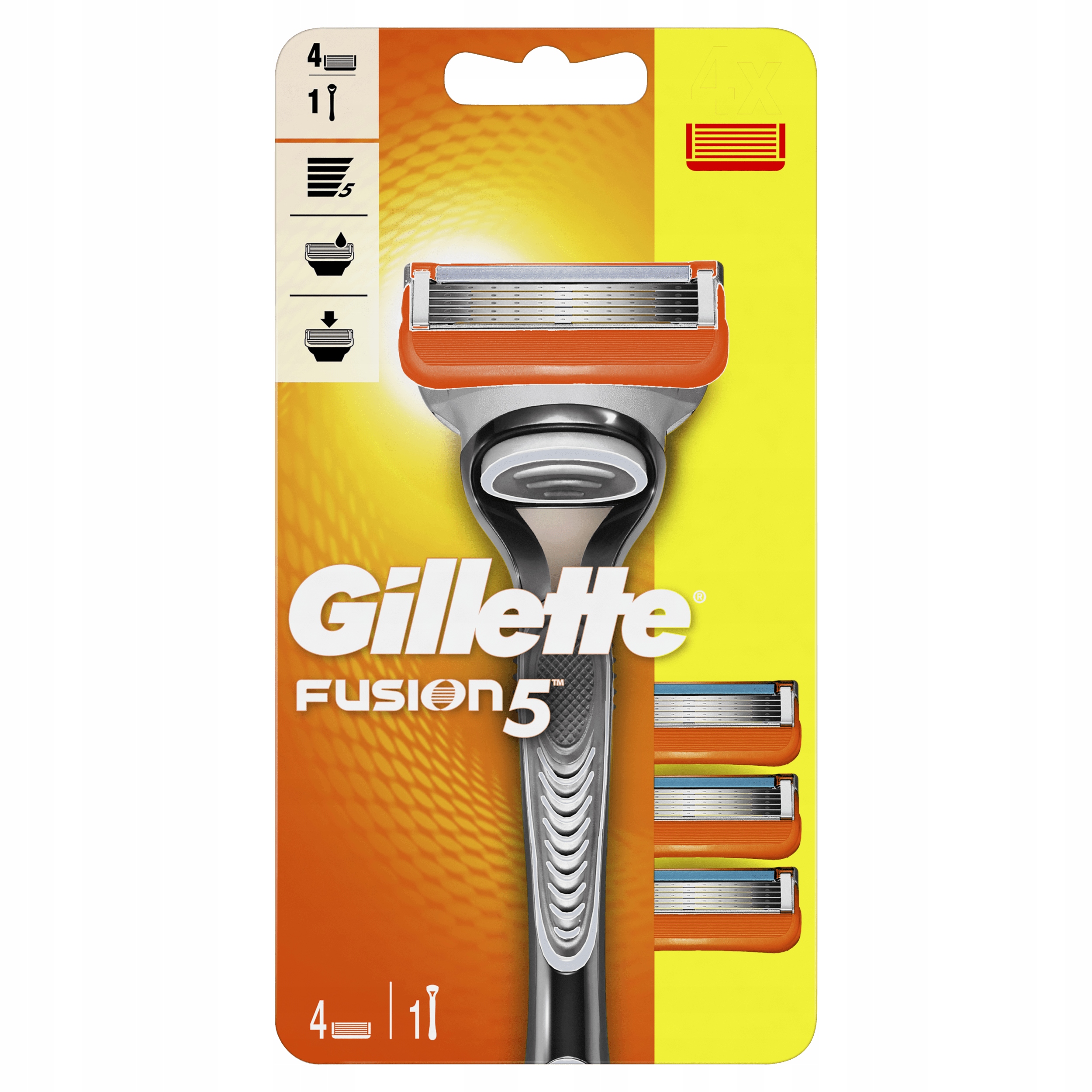 

Maszynka Gillette Fusion 4 ostrza wkłady
