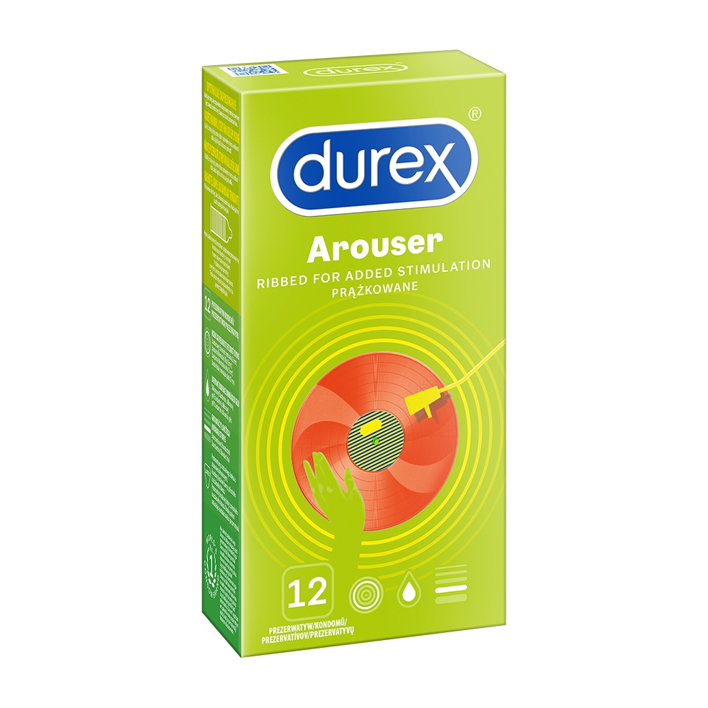 

Durex prezerwatywy Arouser prążkowane 12 szt