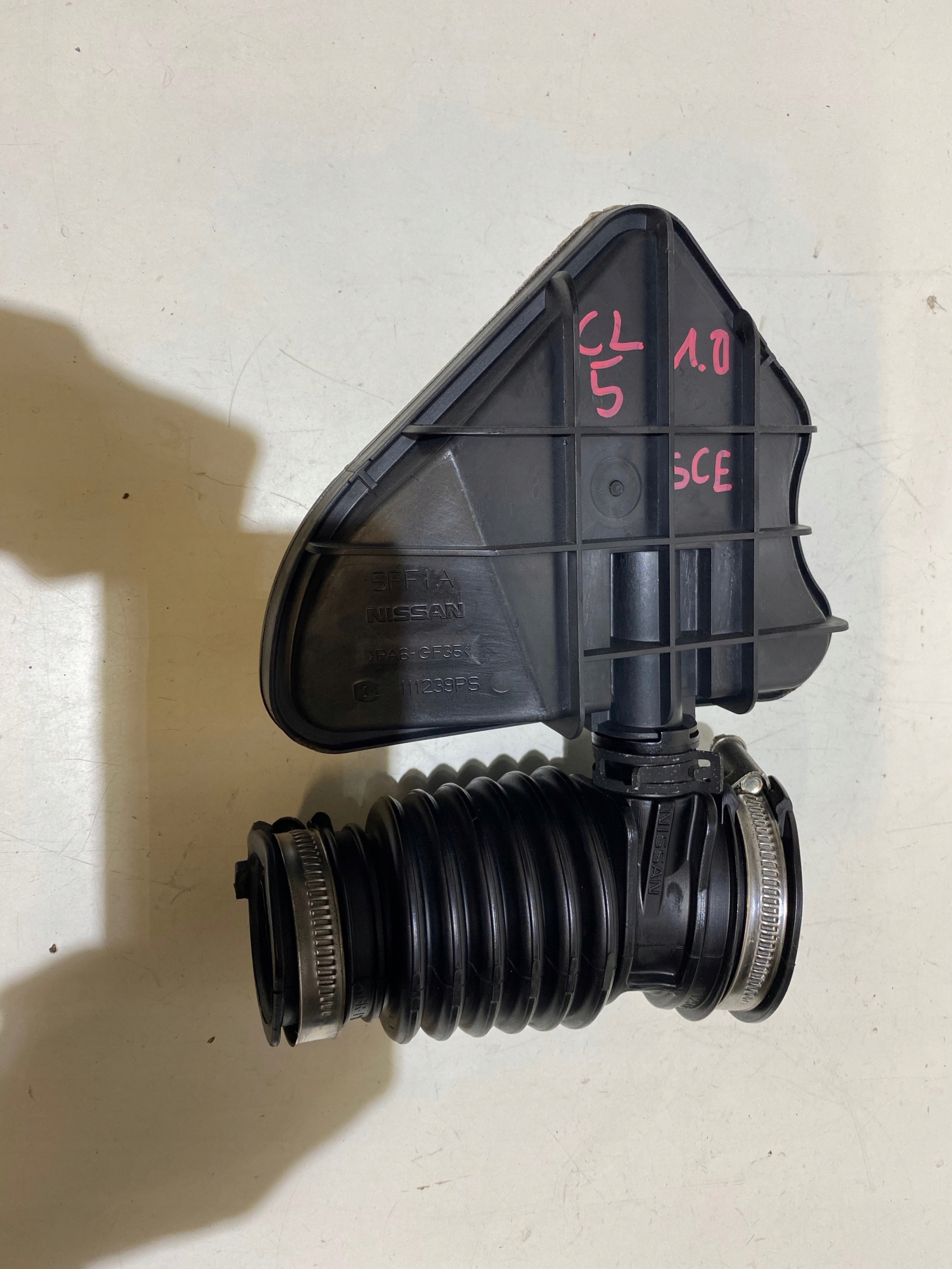 RENAULT CLIO V 1.0 SCE AIR HOSE PUSZKA