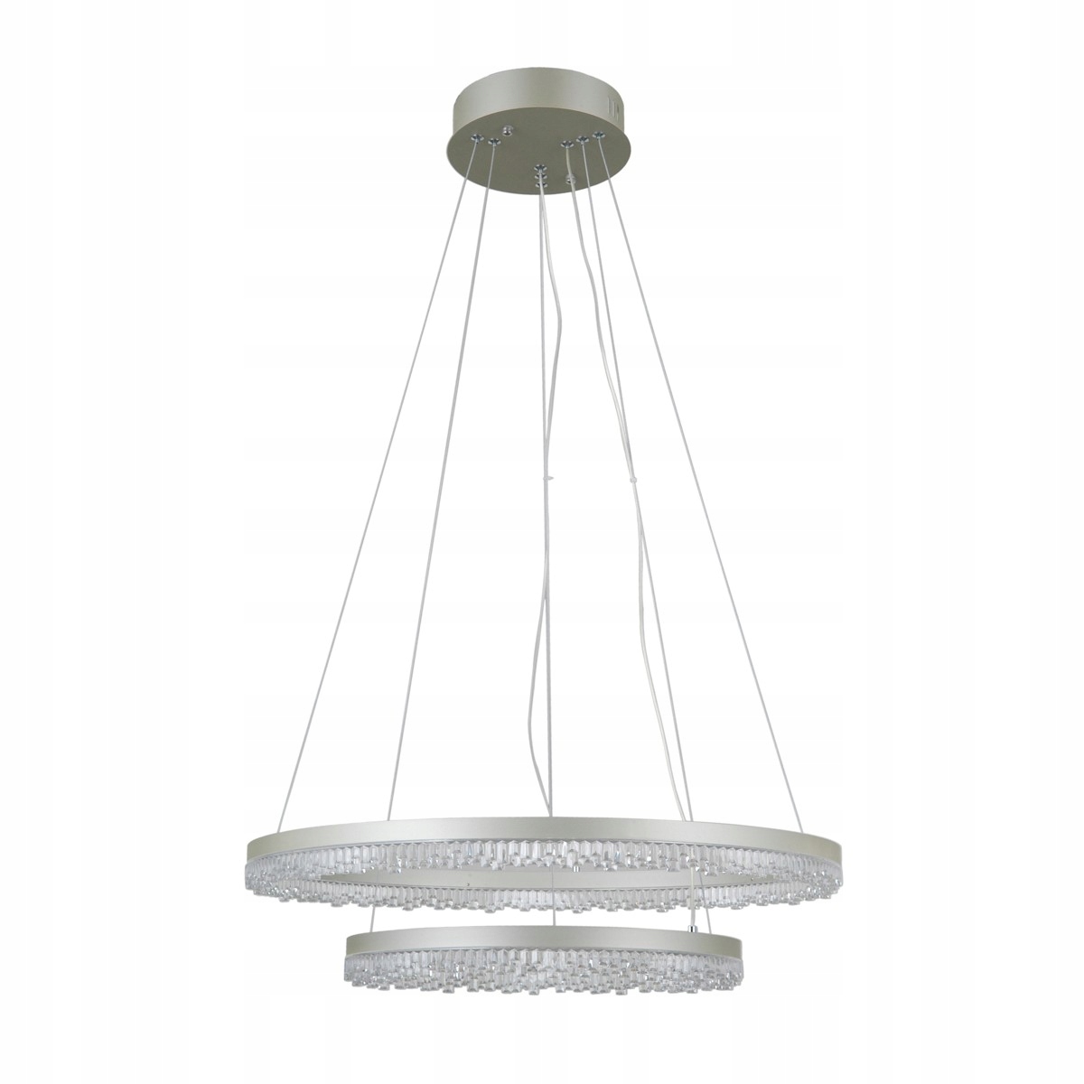 Barlo PND-34526-2L-SILV Moderná strieborná závesná Led lampa