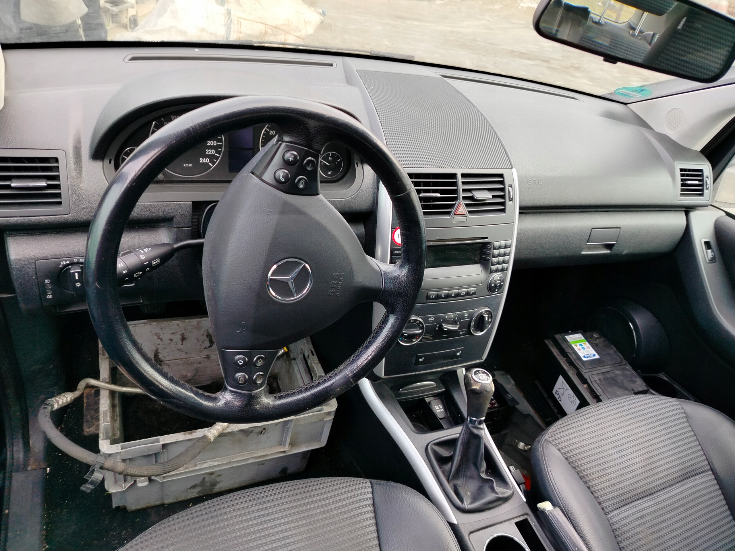 dashboard console airbags tension belts sensor kpl Mercedes W169