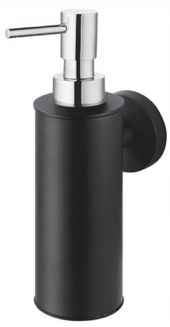 Závěsný dávkovač na tekuté mýdlo černý/chrom