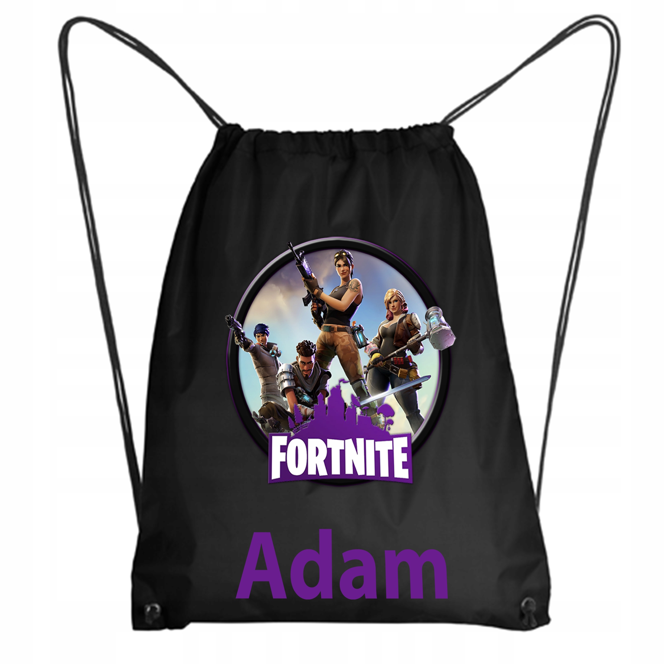 Worek Szkolny Na Buty Plecak Fortnite Gra + IMIĘ