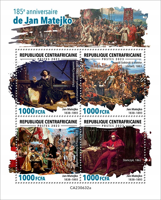 JAN MATEJKO BITWA POD GRUNWALDEM STAŃCZYK POLONICA CENTRALNA AFRYKA 2023ROK