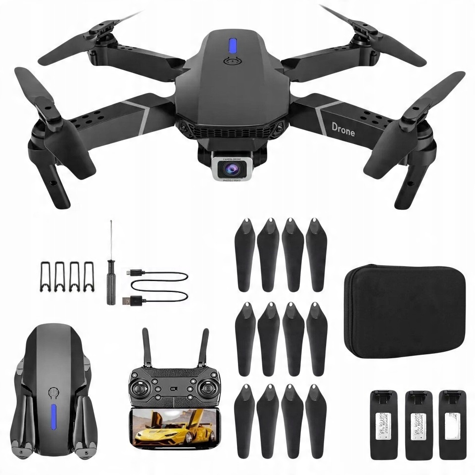 

Dron Sterowany Pro Kamery 4K Wifi Hd Zabawka Pilot