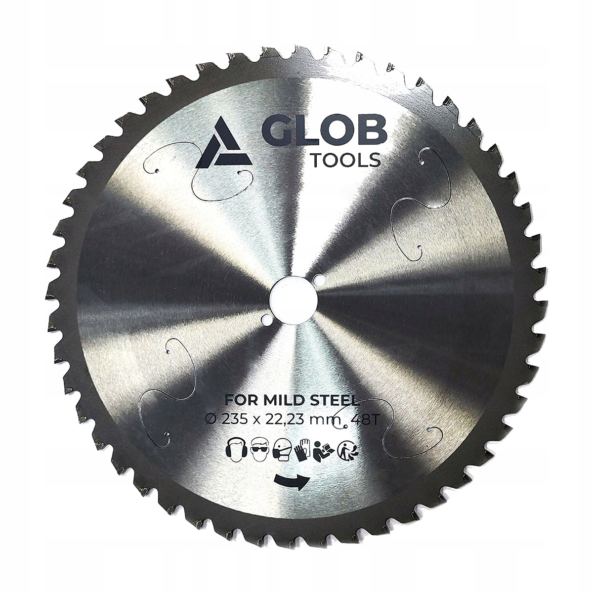 Piła tarczowa Tct Glob Tools 235mm 48z do prętów zbrojeniowych do AC135