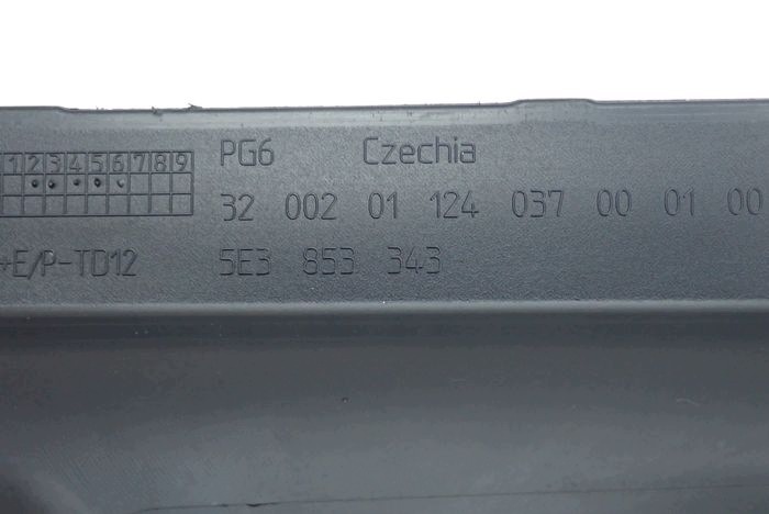 SKODA OCTAVIA IV 19-23 Blende Abdeckung gurt oben