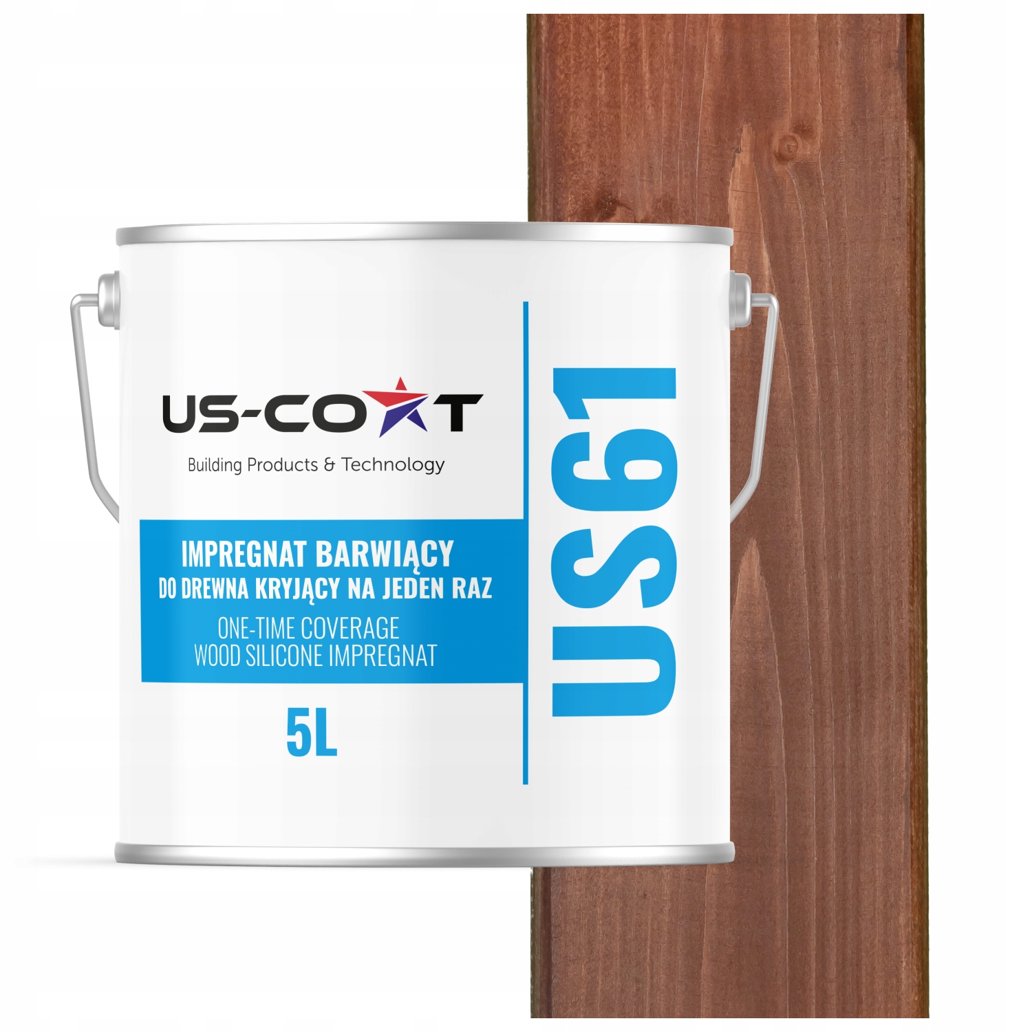 Impregnácia Na Drevo Extra Farba S Chronovými Voskami Naraz Uv Orech Tmavý 5 L