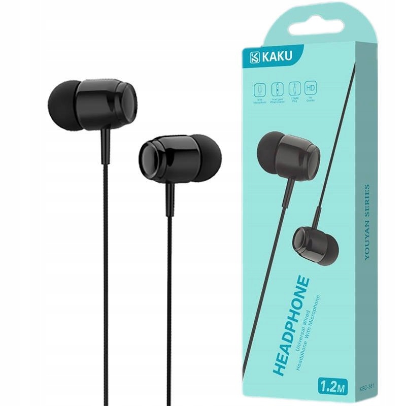 

Słuchawki Jack 3,5mm do Samsung Xiaomi Huawei Lg