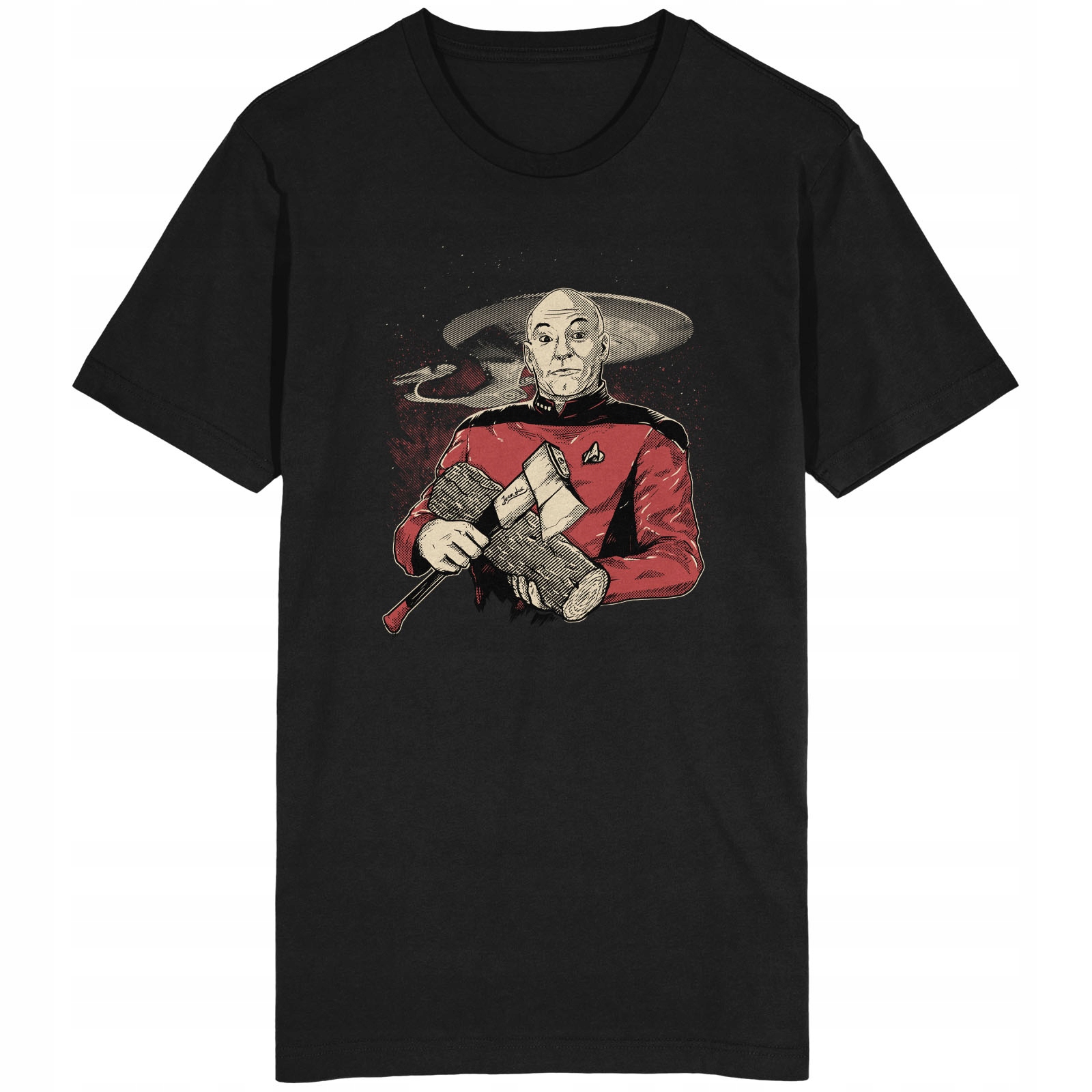 

Log Star Trek Koszulka Science Fiction Discovery