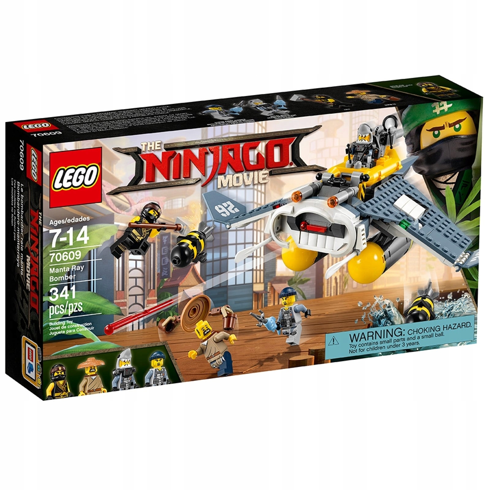 Lego Ninjago Movie 70609 Bombardér Manta Ray Nové