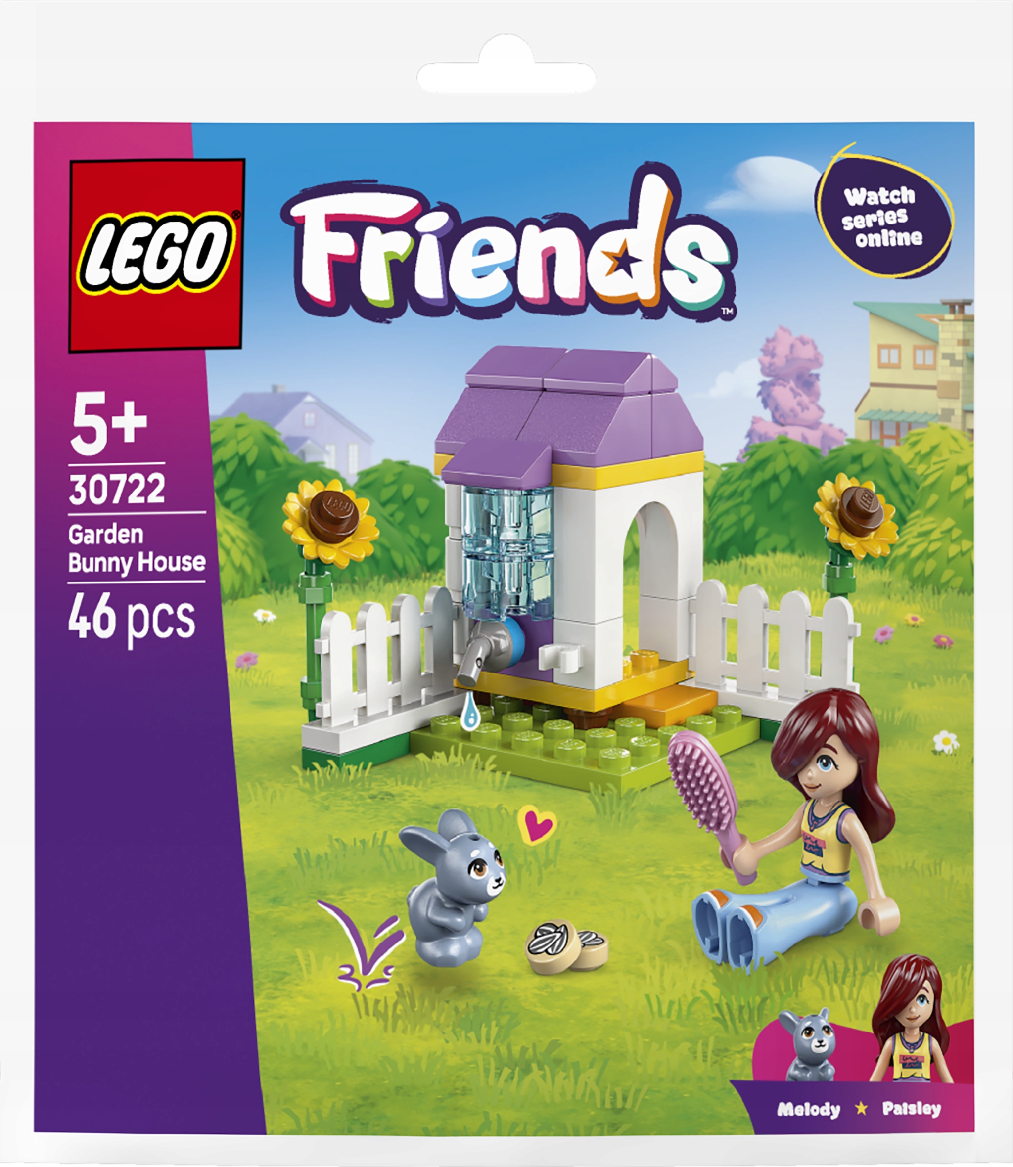 Zestaw klocków Lego Friends 30722 Domek króliczka w ogrodzie
