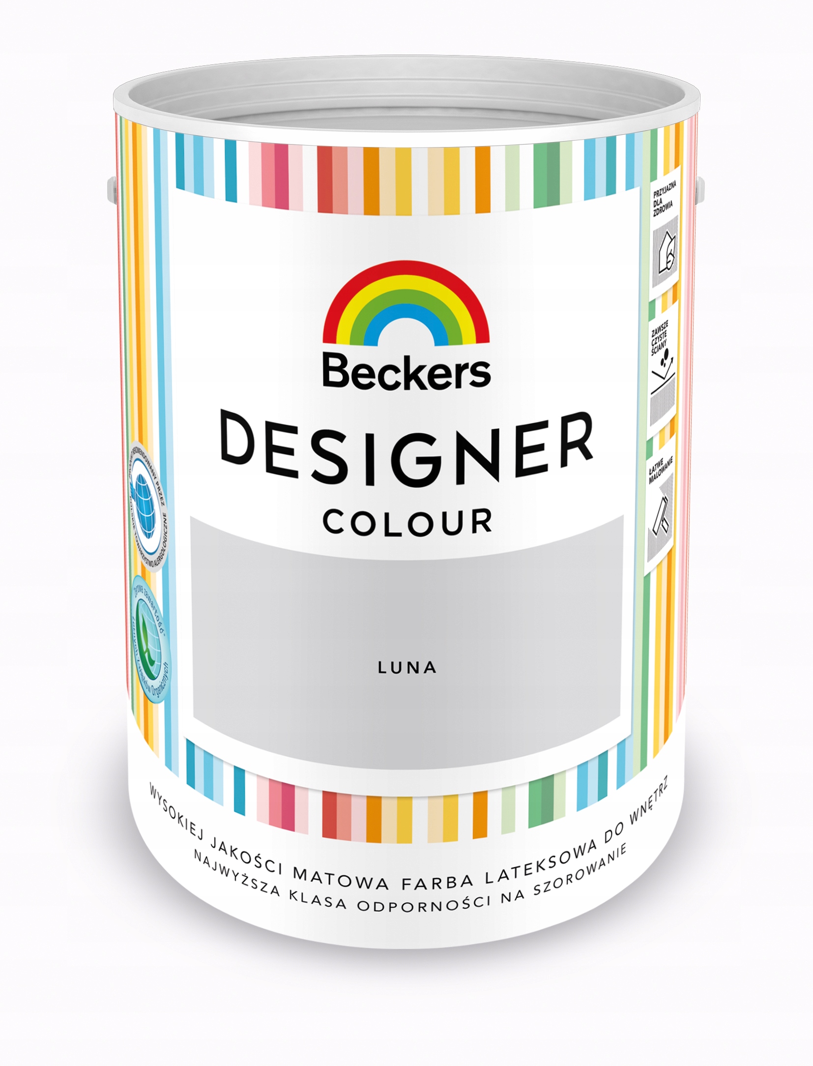 Beckers Designer Colour 5L Mat Luna Matná interiérová barva 5L, odstín Luna