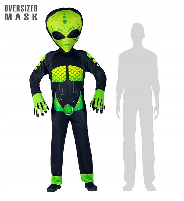 Kostým Mimozemšťan Kostým Převlek na Halloween Space Alien L/XL
