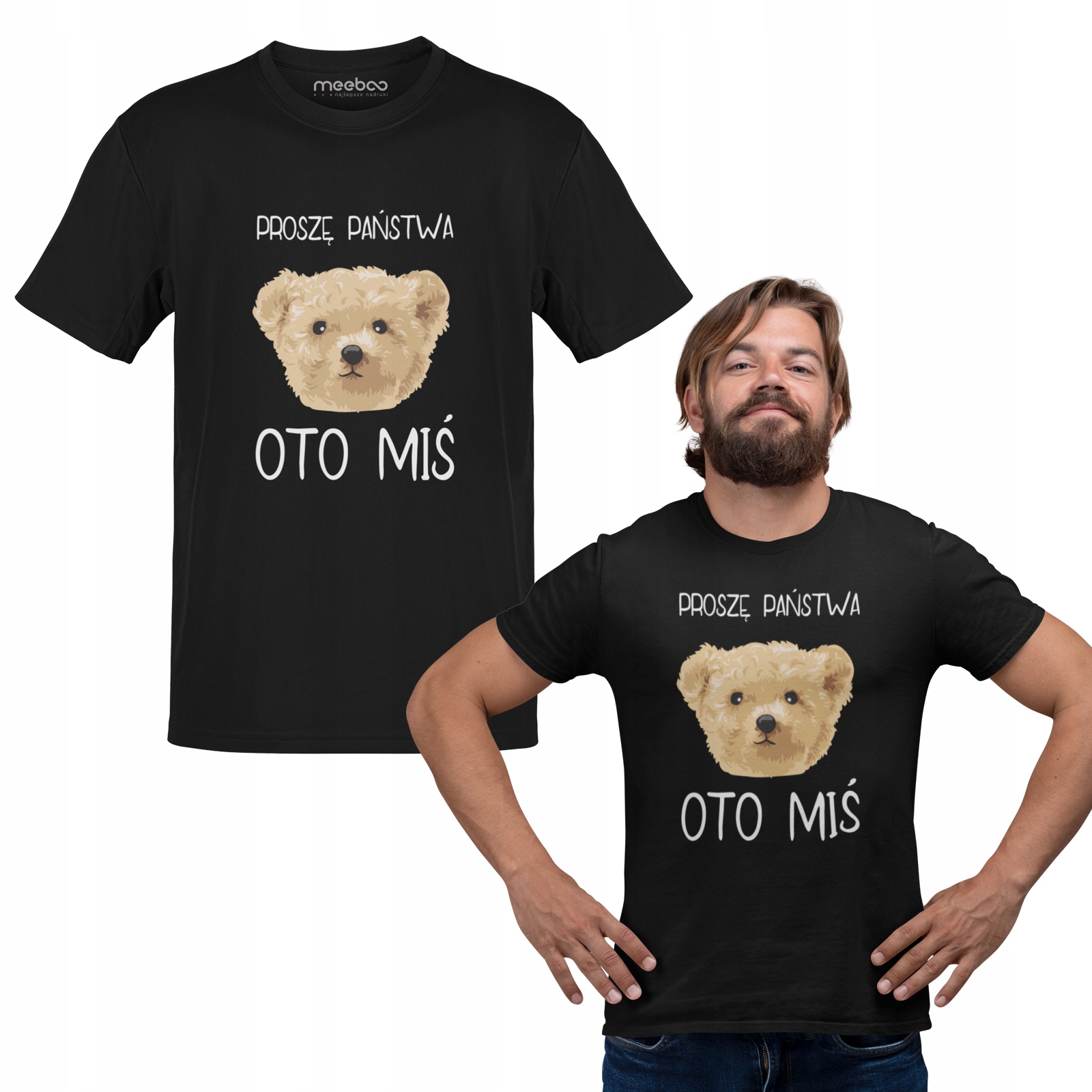 

Koszulka Tshirt Oto Miś Męska Dla Niego