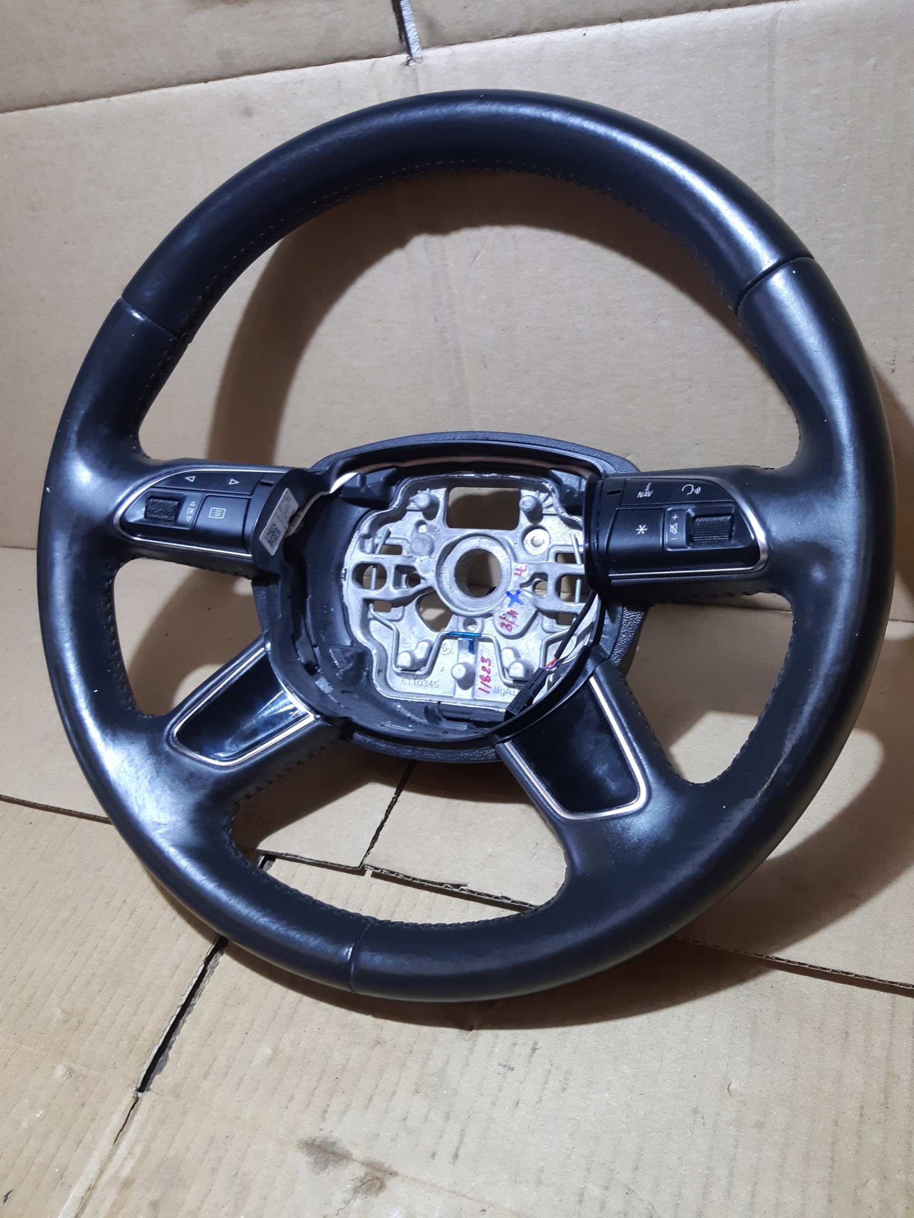 AUDI A6 C7 LIFT lenkrad Leder MULTIFUNKCJA 4 RAMIENNA 4G0419091M