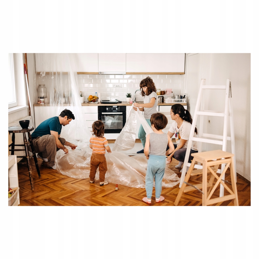 FOLIA BUDOWLANA PLANDEKA MALARSKA OCHRONNA GRUBA PLUS 4X5M UNIWERSALNA 20M2 EAN (GTIN) 5907776907784