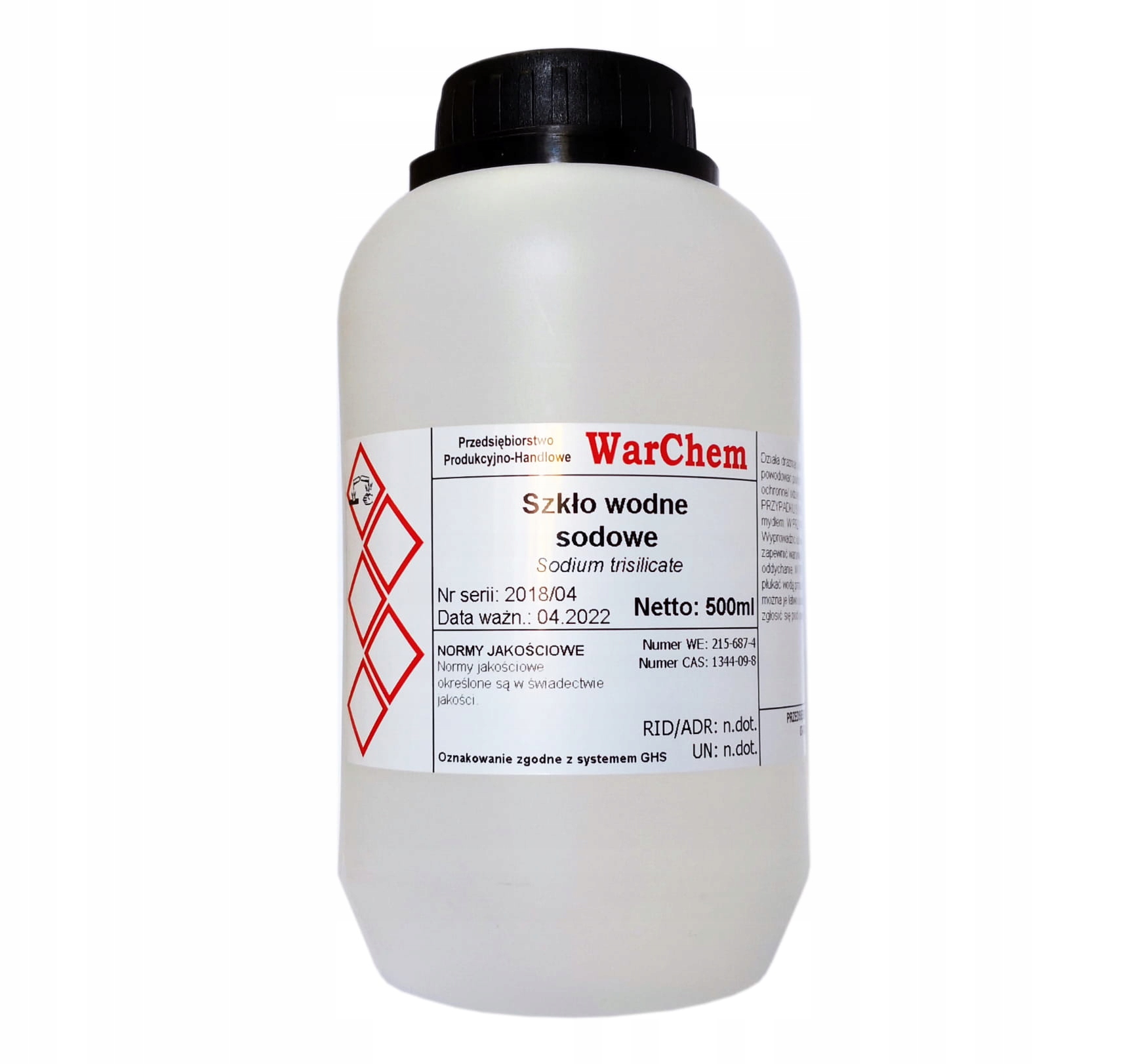 

Szkło Wodne Sodowe 500ml Warchem [58344]