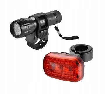 Lampa Rowerowa Przód Tył Led
