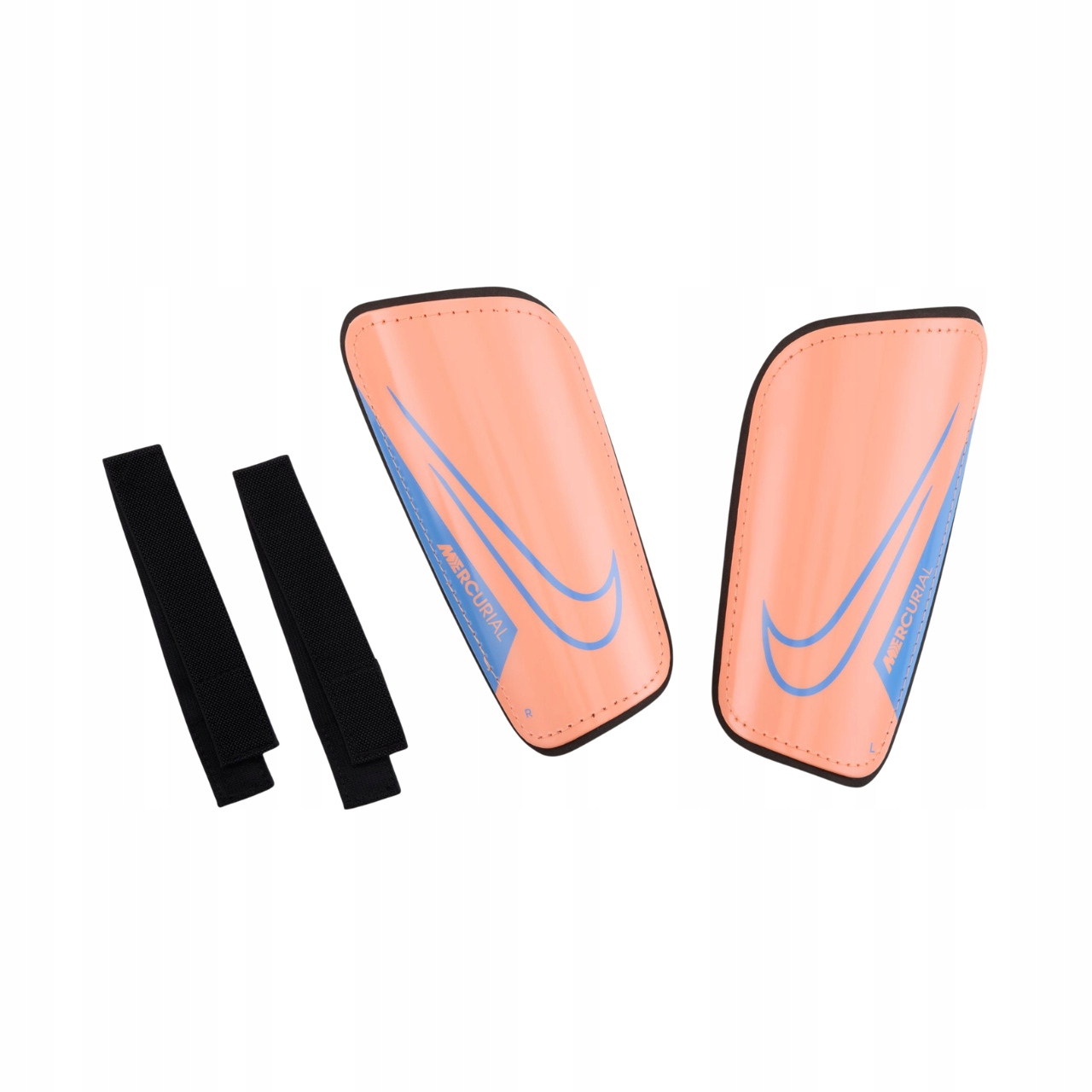 Dětské fotbalové chrániče Nike Mercurial Hardshell oranžové DN3