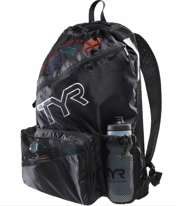 Taška na bazén Tyr Team Elite Mesh Backpack černá