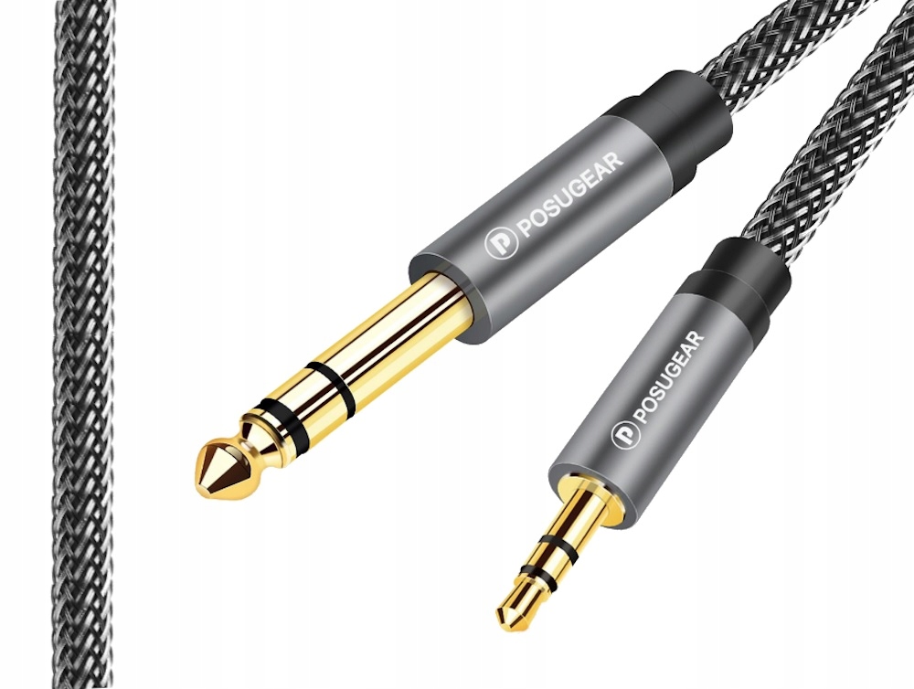 

Posugear Kabel Audio Przewód Jack 3,5 6,3 2m
