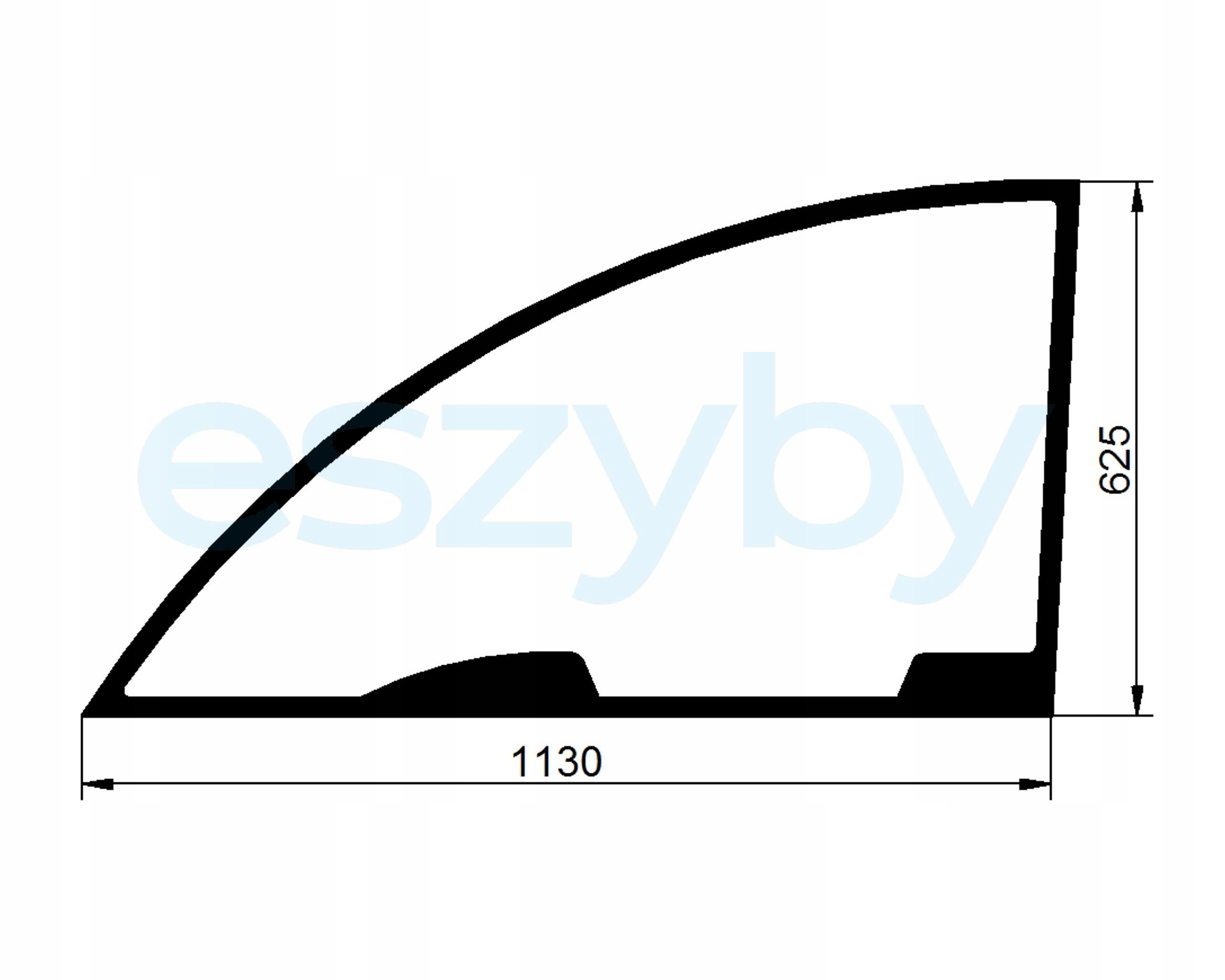 sklo Cat TH210 215 Claas Targo C40 C50 boční P