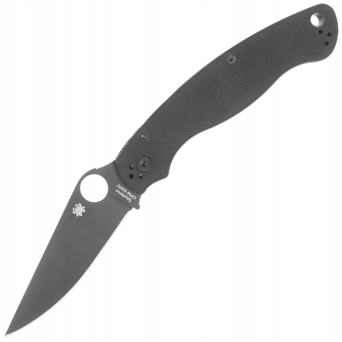 Nóż składany Spyderco Military 2 Black G10, Black DLC Cpm (C36GPBK2)
