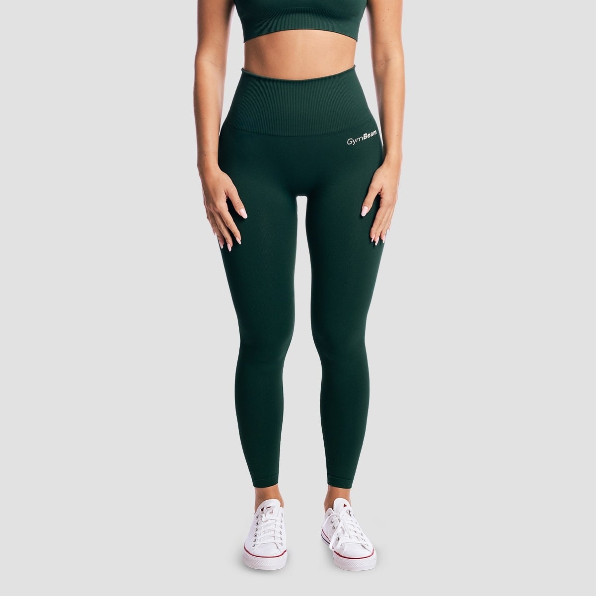 GymBeam Damskie legginsy GymBabe Forest Xs