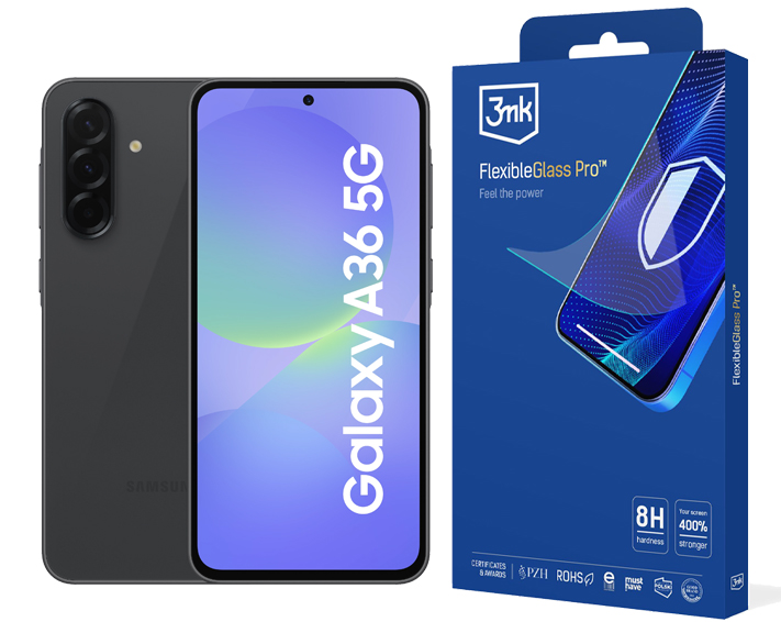 3MK Szkło Hybrydowe Flexibleglass Pro do Samsung Galaxy A36 oraz A56