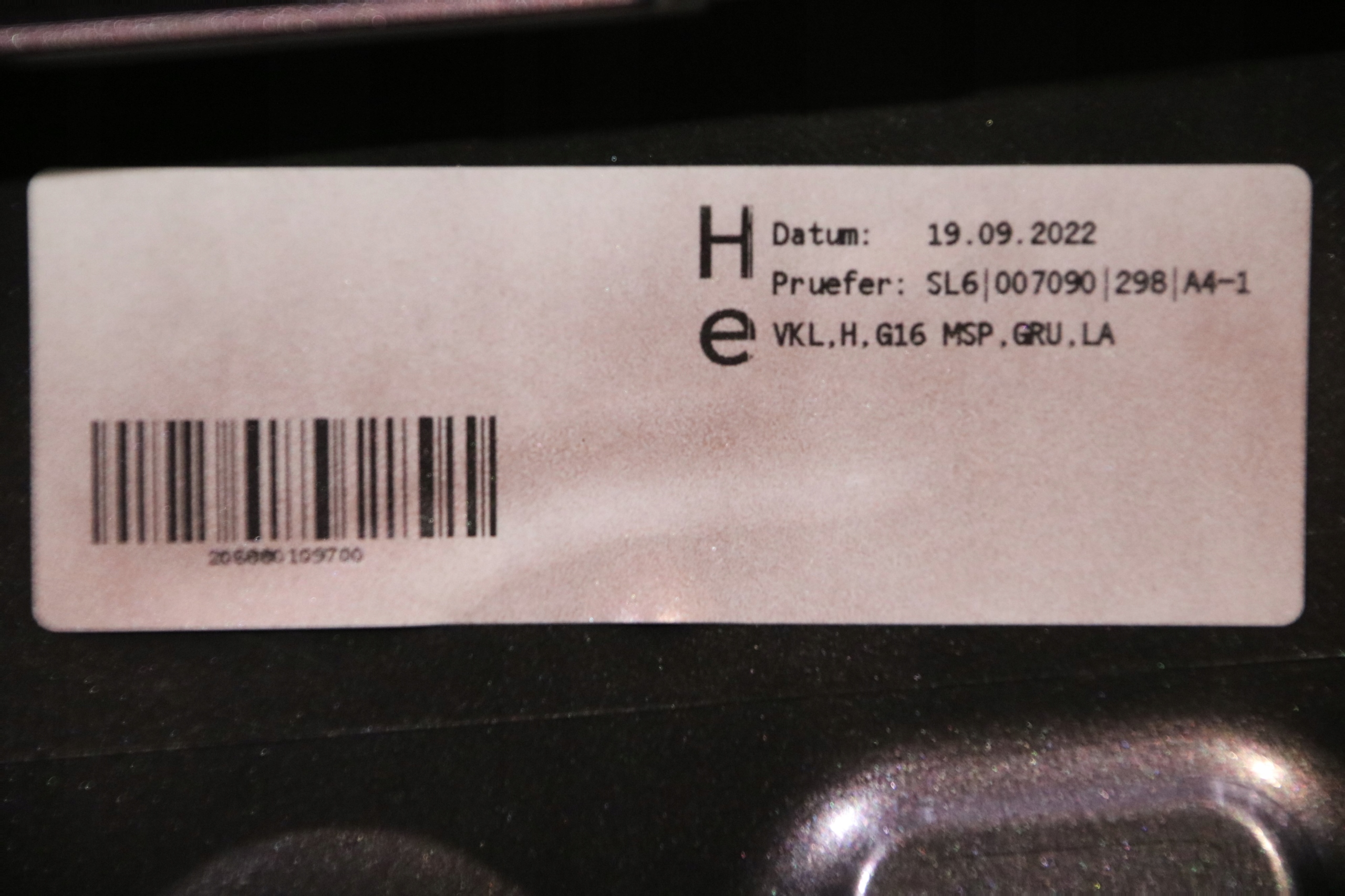 BMW G16 m-packet bumper rear part rear 6xPDC colour L74