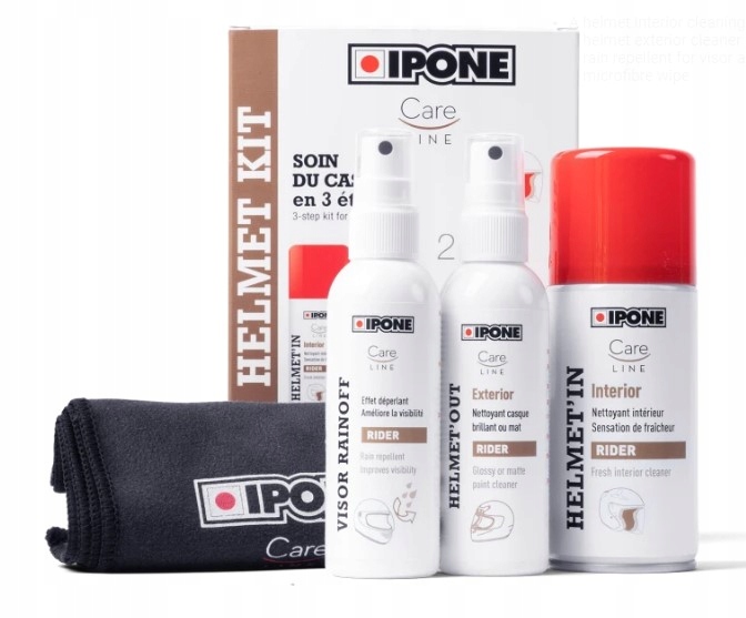ZESTAW IPONE DO CZYSZCZENIA PIELĘGNACJI KASKU