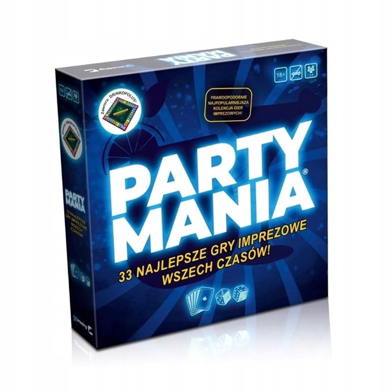 Partymania Gra Planszowa, Karciana,towarzyska Zabawne Gry Imprezowe Trefl
